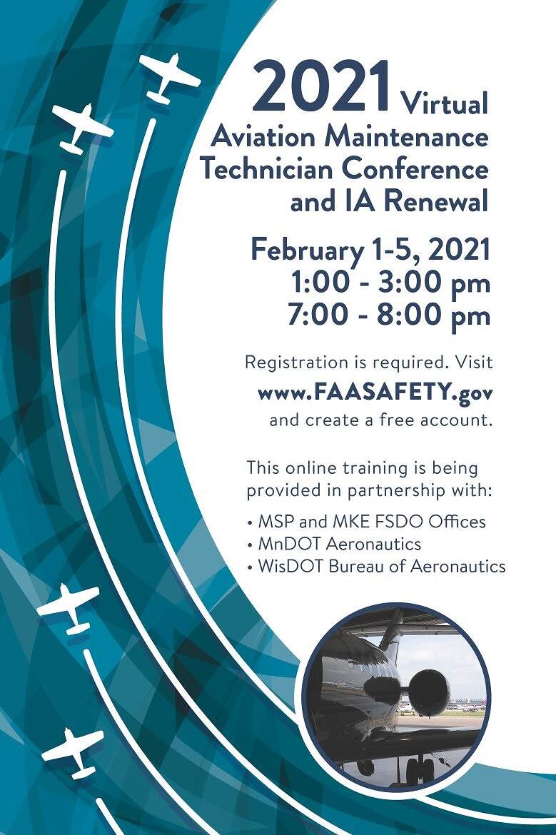 Join us for the Virtual AMT & IA Renewal Conference Tanis Aircraft